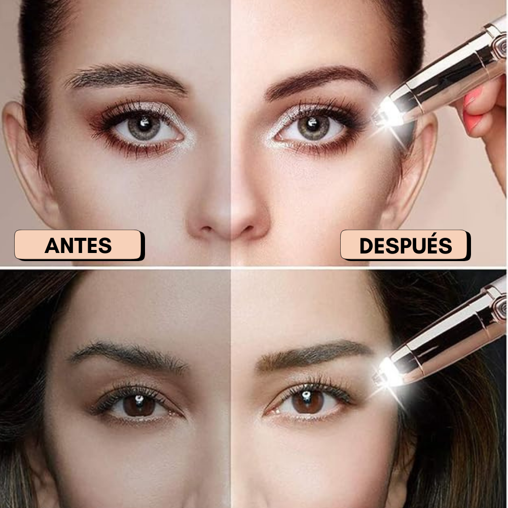 Depiladora facial de precisión indolora