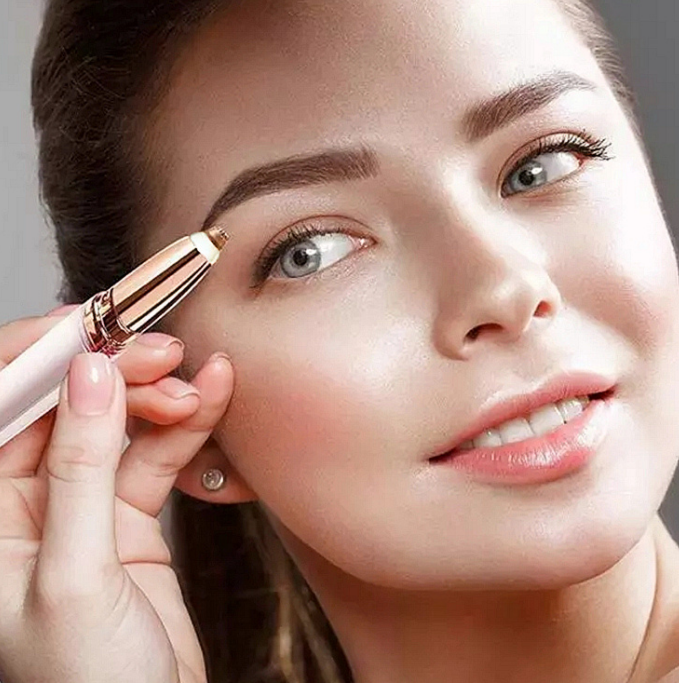 Depiladora facial de precisión indolora